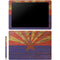 Arizona Flag Dark Wood Galaxy Book 12in Skin